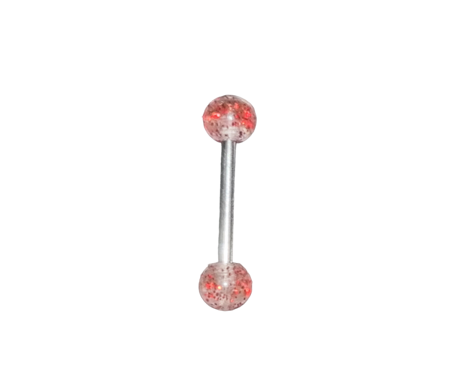 Boules colorées à paillettes