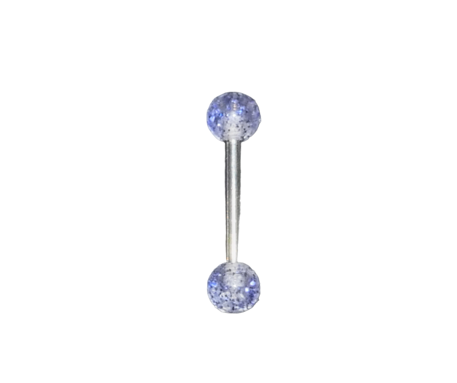 Boules colorées à paillettes