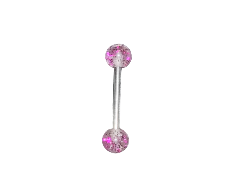 Boules colorées à paillettes