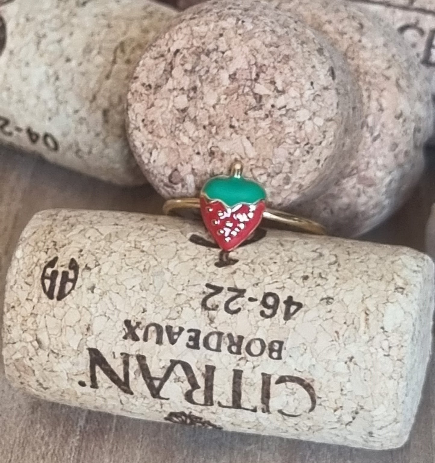 Bague fraise