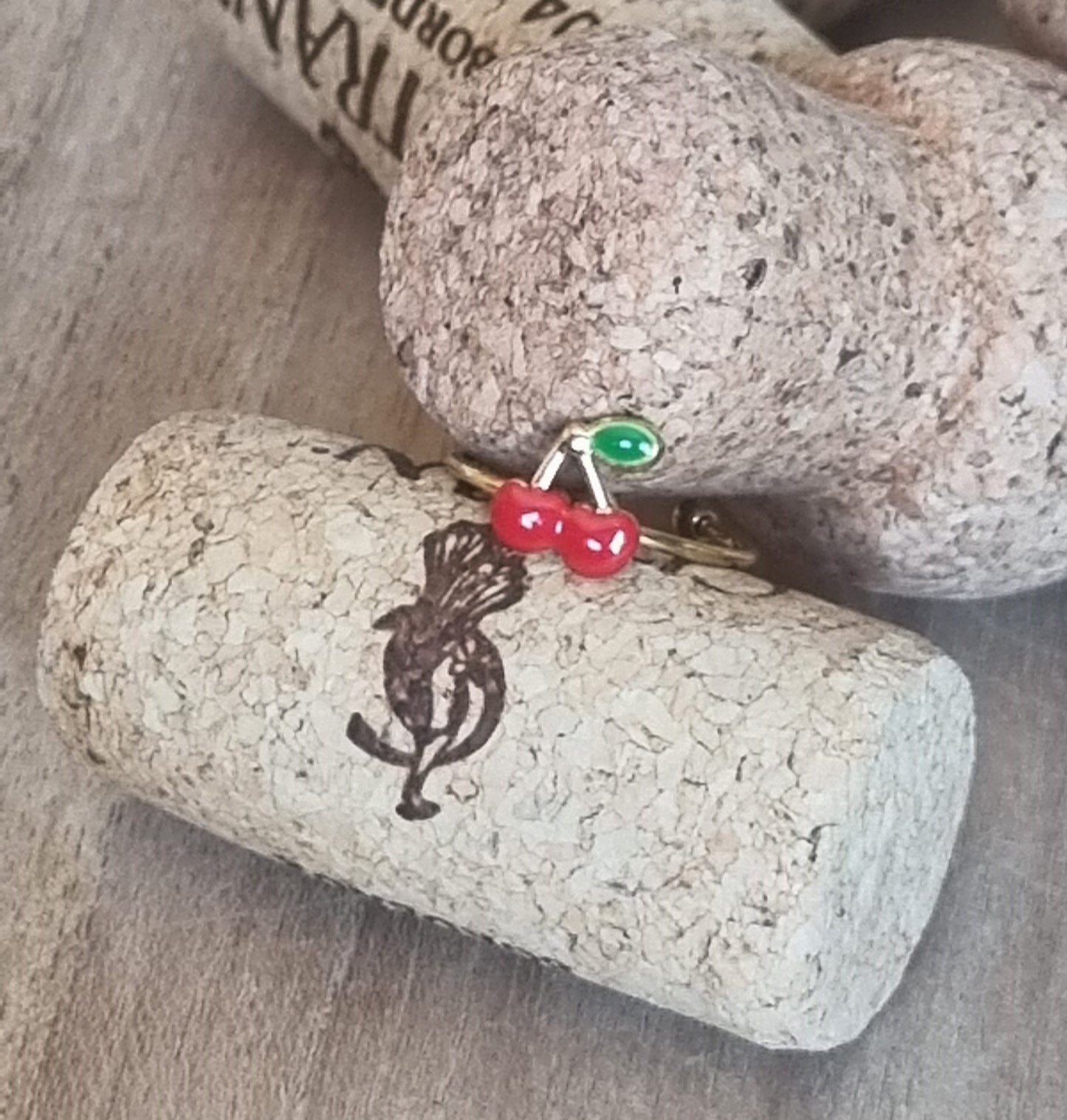 Bague cerise