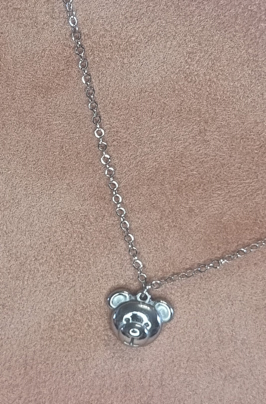 Collier Rosa - pendentif nounours