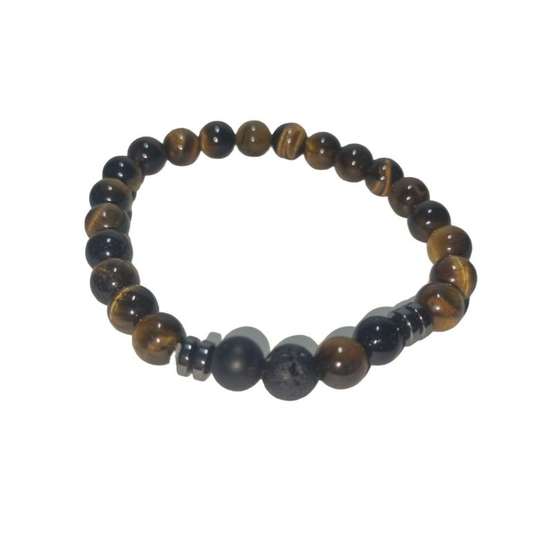 Bracelet chakra œil du tigre