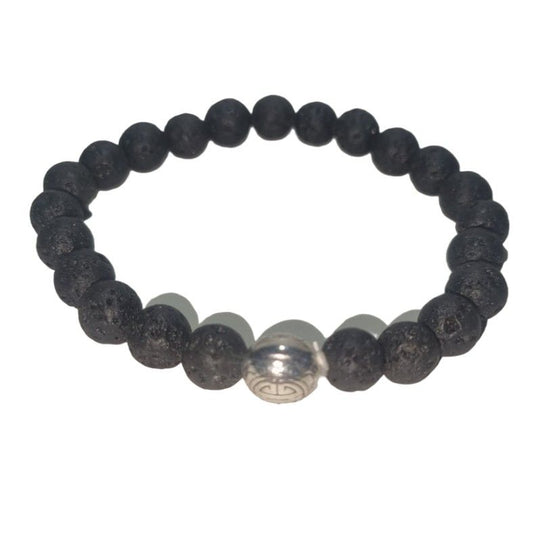 Bracelet Chakra pierres de lave