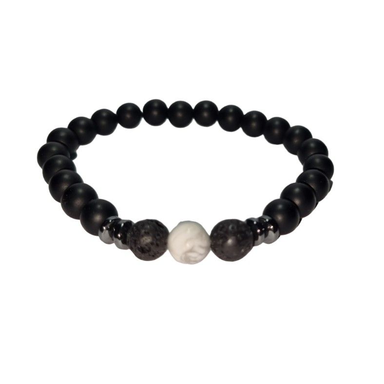 Bracelet Chakra perles noir