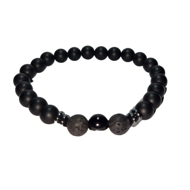 Bracelet Chakra perles noir